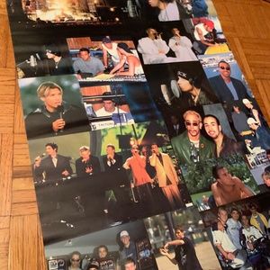New Backstreet Boys Collage Vintage Music Poster